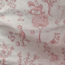 Base Capazo con Volante y Muselina Vintage Rosa Base Capazo con Volante y Muselina Vintage Rosa