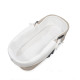 Funda Capazo Dual y Bajera Ajustable Little Bloom Blanco