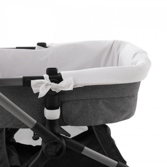 Funda Capazo Dual Reversible Candela Crudo