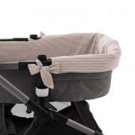 Funda Capazo Dual Reversible Candela Wine