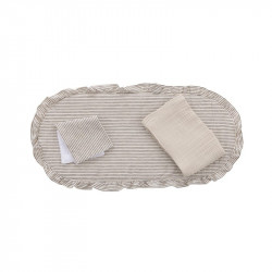 Base Capazo con Volante y Muselina Dutton Base Capazo con Volante y Muselina Dutton