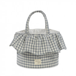 Cesta Organizadora Praliné Vichy Matcha