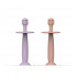 Set Cepillo Dientes con Topper Silicona Monkey Lila y Dusty Pink
