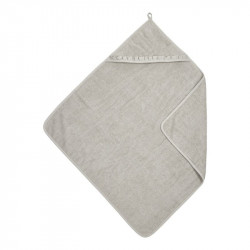 Capa de Baño con Volante Gris