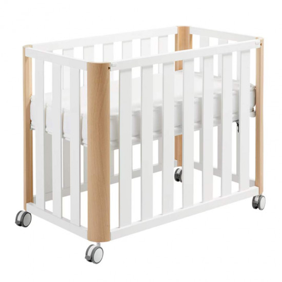 Minicuna Colecho Doco Sleeping 90 x 50 Blanco  Natural con colchón