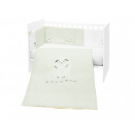 Nórdico y Protector Sleepy Sheeps Menta 120 x 60