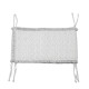 Protector Cuna 3D Transpirable 120 x 60 Little Bloom Flor Gris