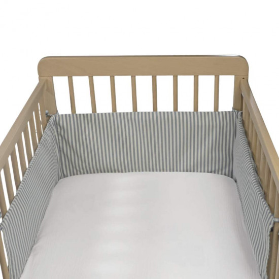 Protector Cuna 3D Transpirable 120 x 60 Praliné Matcha