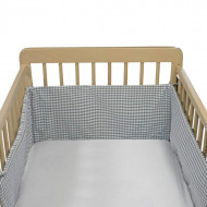 Protector Cuna 3D Transpirable 120 x 60 Praliné Matcha