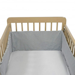 Protector Cuna 3D Transpirable 120 x 60 Praliné Matcha