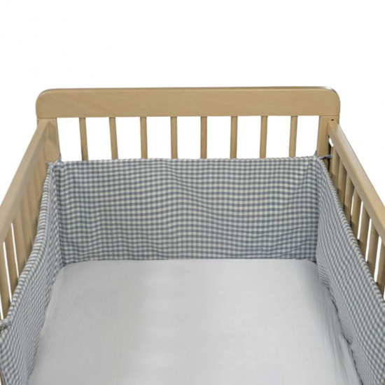 Protector Cuna 3D Transpirable 120 x 60 Praliné Matcha