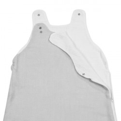 Saco de Dormir Verano Little Bloom Vichy Gris