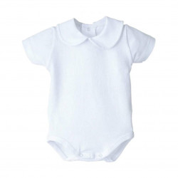 Body Manga Corta Lugo Cuello Redondo Blanco Calamaro