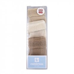 Pack 3 Calcetines Liso Beige Pack 3 Calcetines Liso Beige