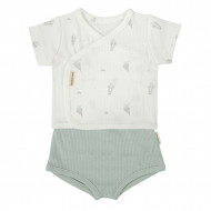 Primera Puesta Algodón Orgánico Blue Sky