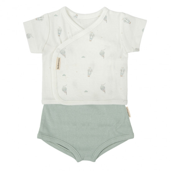 Primera Puesta Algodón Orgánico Blue Sky