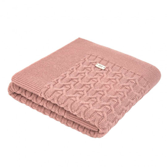 Manta Punto Higuera Rosa Blush