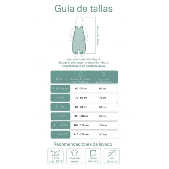 Saco De Dormir Tirantes Con Antideslizantes TOG 1 Peony 2 Años