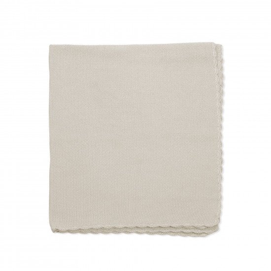 Manta Tricot Beige Manta Tricot Beige