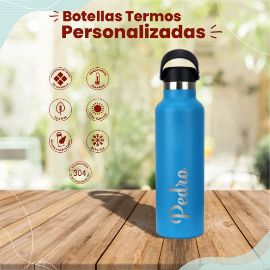 Botella Personalizable Sport 600 ml Azul Botella Personalizable Sport 600 ml Azul