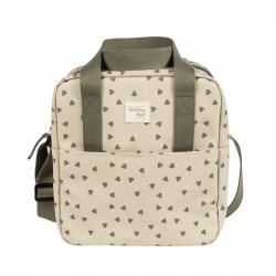 Bolsa Térmica Poppy Corazones Musgo Bolsa Térmica Poppy Corazones Musgo