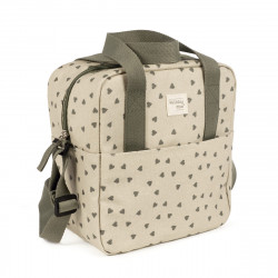 Bolsa Térmica Poppy Corazones Musgo Bolsa Térmica Poppy Corazones Musgo