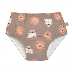 Bañador Pañal Wild Cats Chocolate con Volantes