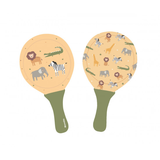 Palas de Playa Neopreno Wild Animals con Pelota