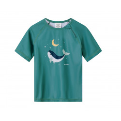 Camiseta Protección Solar Whale Teal