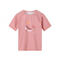 Camiseta Protección Solar Whale Pink