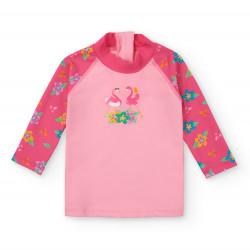 Camiseta Protección Solar Manga Larga Flamencos