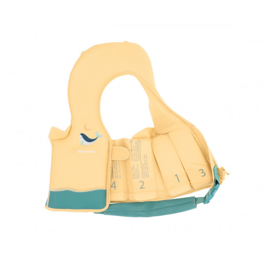 Chaleco Aprendizaje Whale Teal Talla 1 a 2 Años