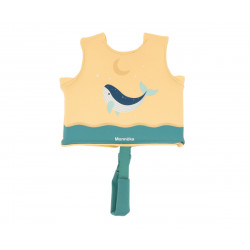 Chaleco Aprendizaje Whale Teal Talla 2 a 3 Años