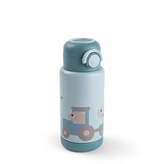 Botella Térmica Tiny Farm Azul 340 ml