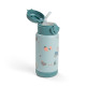 Botella Térmica con Pajita Tiny Farm 340 ml Azul