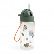 Botella Pajita Tiny Trails Verde 350 ml