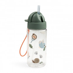 Botella Pajita Tiny Trails Verde 350 ml