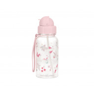 Botella Con Pajita Blossom Birds