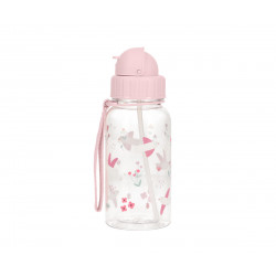 Botella Con Pajita Blossom Birds