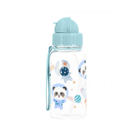 Botella con Pajita Pandas
