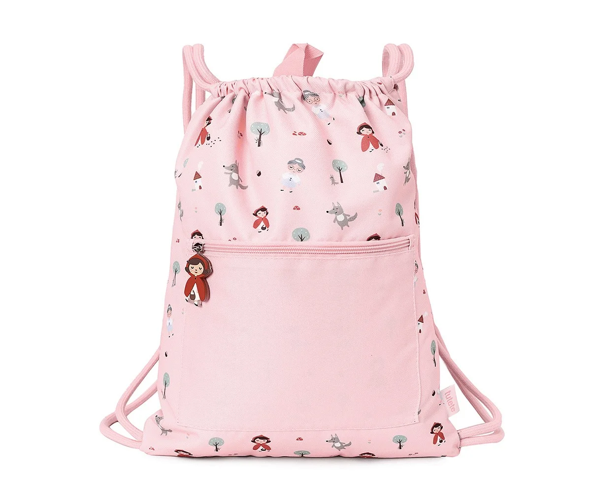 Mochila Saco Cuerdas Tela Little Red