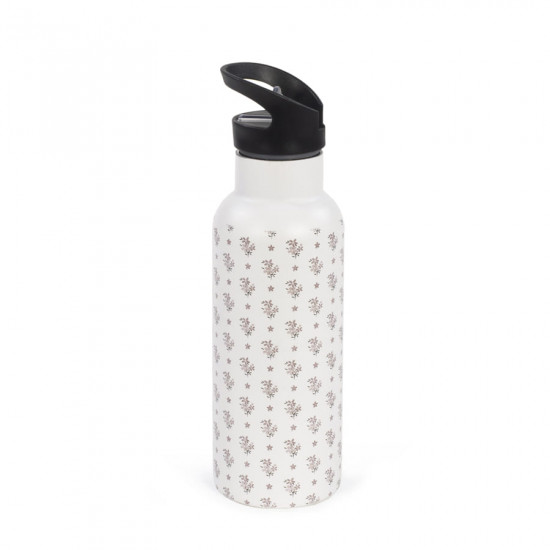 Botella Térmica Pajita Botton Flores 500 ml Botella Térmica Pajita Botton Flores 500 ml