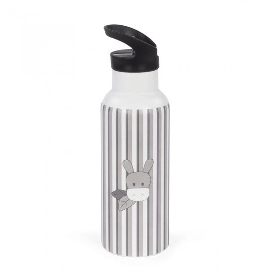 Botella Térmica Pajita Botton Rayas 500 ml