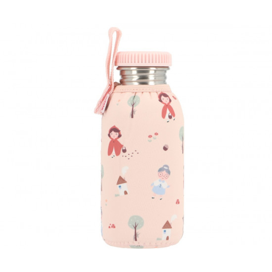 Botella Acero Inox 500 ml Con Funda Little Red Botella Acero Inox 500 ml Con Funda Little Red