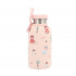 Botella Acero Inox 500 ml Con Funda Little Red