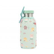 Botella Acero Inox 500 ml Con The Three Little Pigs Botella Acero Inox 500 ml Con The Three Little Pigs