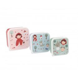 Set 3 Cajas Almuerzo Little Red Set 3 Cajas Almuerzo Little Red