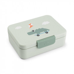 Caja Almuerzo con Separador Playground Verde