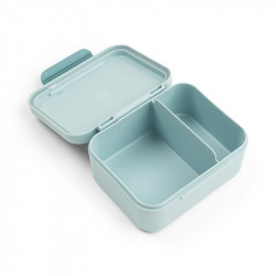 Cajita Almuerzo Con Separador y Tenedor Tiny Farm Azul Cajita Almuerzo Con Separador y Tenedor Tiny Farm Azul