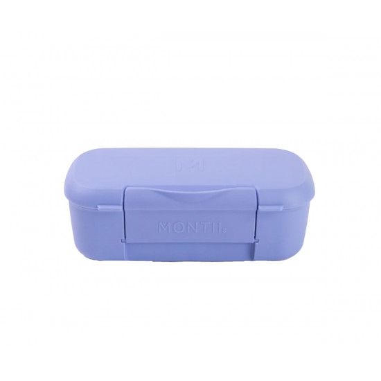 Caja Almuerzo Snack 2 Compartimentos Montii Azul